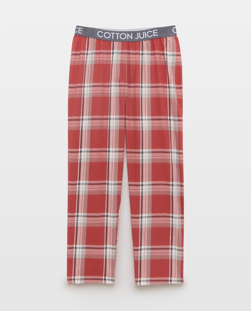 Imagem 0 de Calças com Estampado aos Quadrados