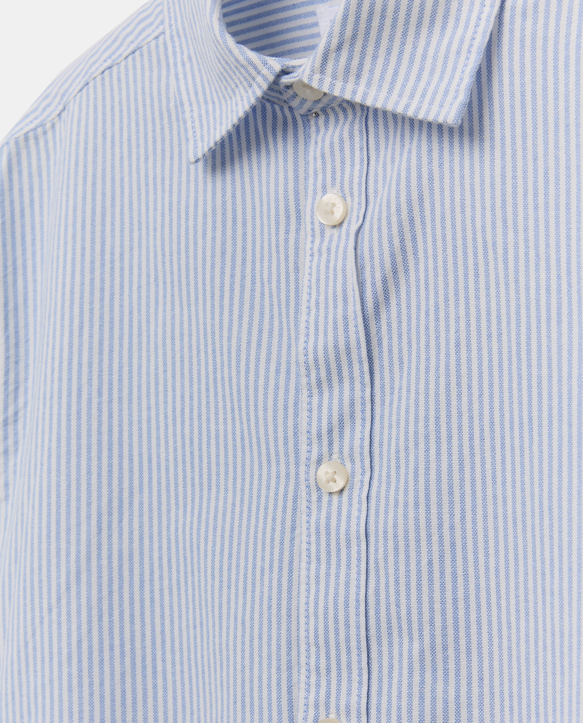 Camisa de niño oxford rayas 430 Azul oscuro-3