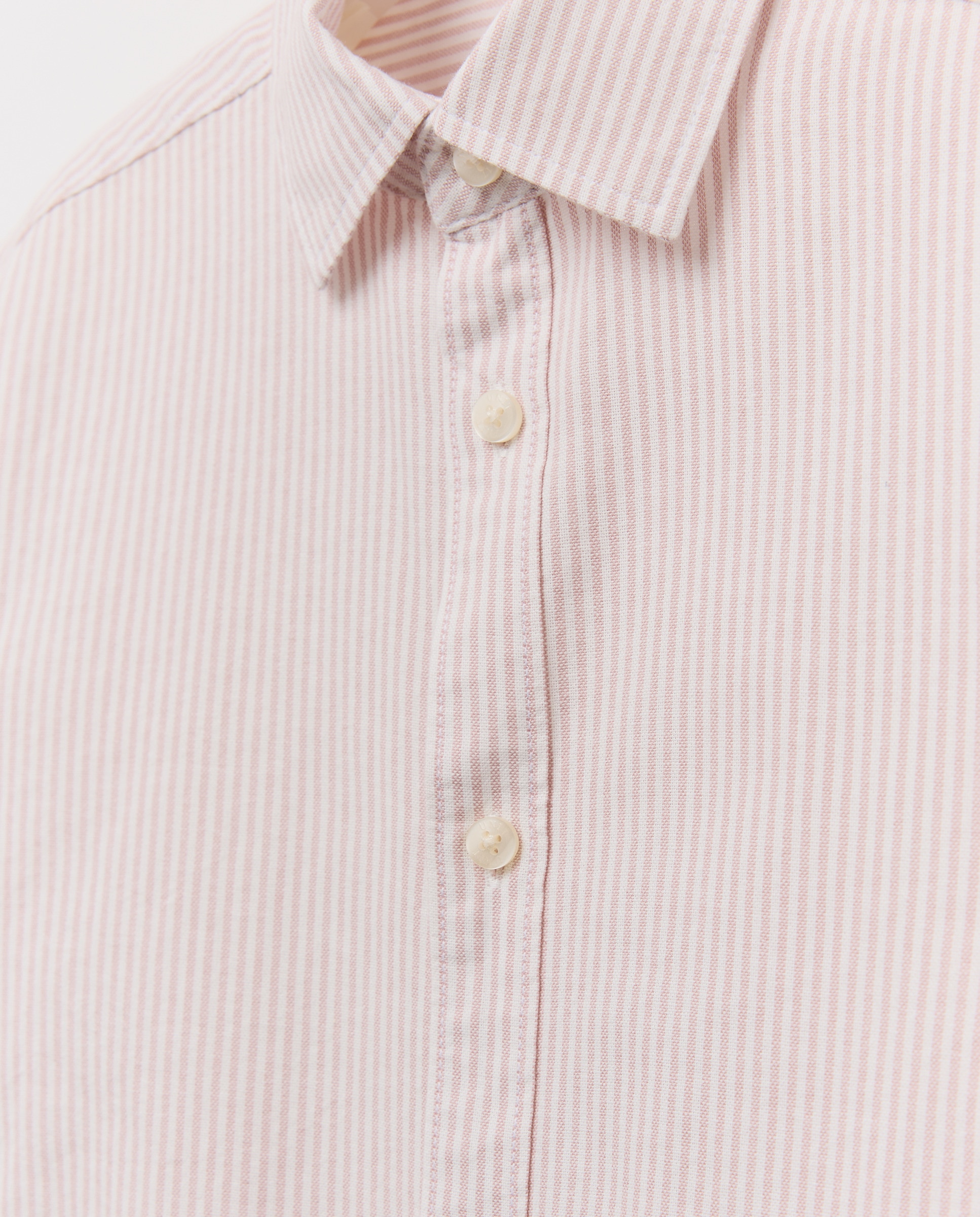 Camisa de niño oxford rayas 200 Rosa-3