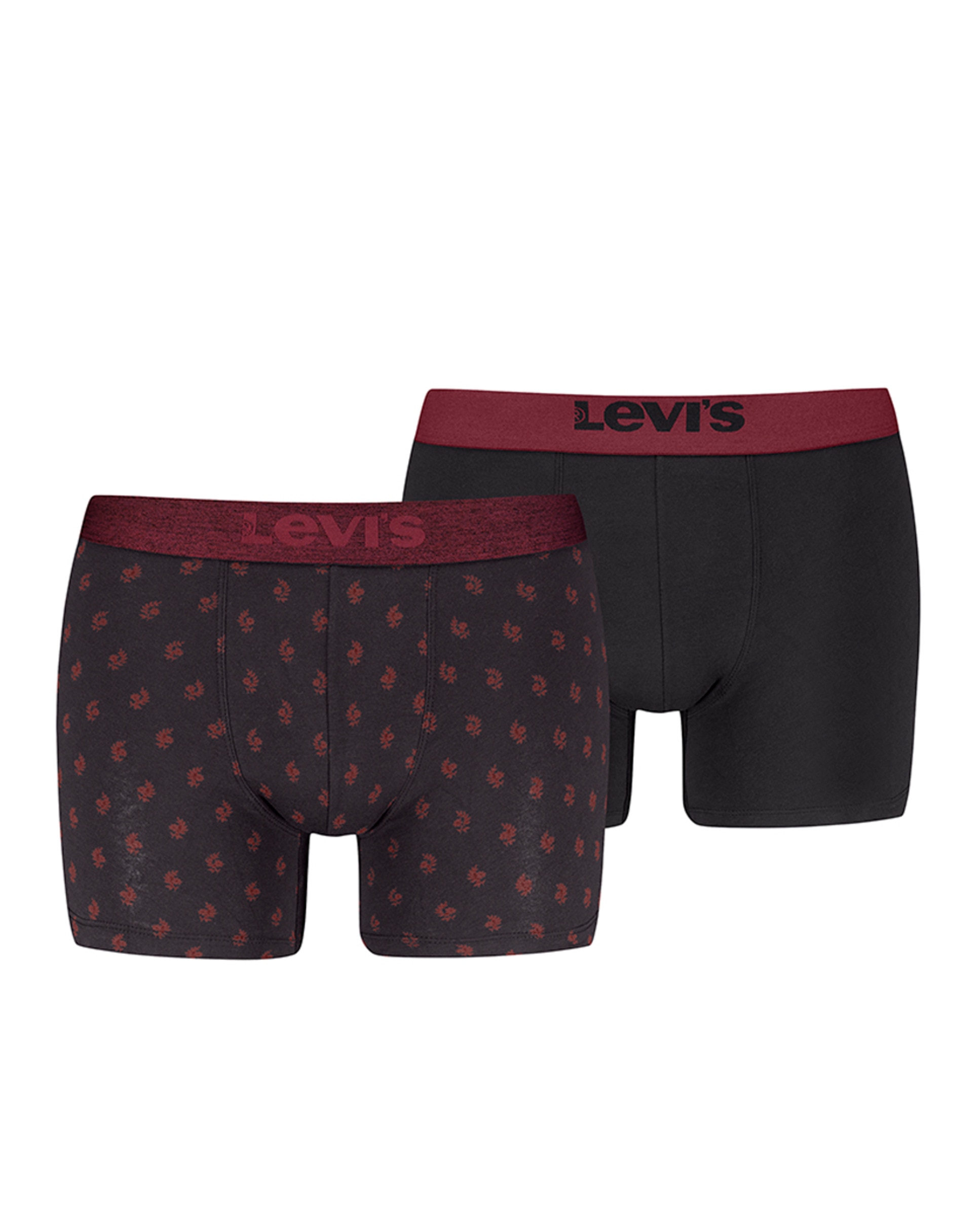 Boxers (Pack de 2) Vermelho/Grená-1