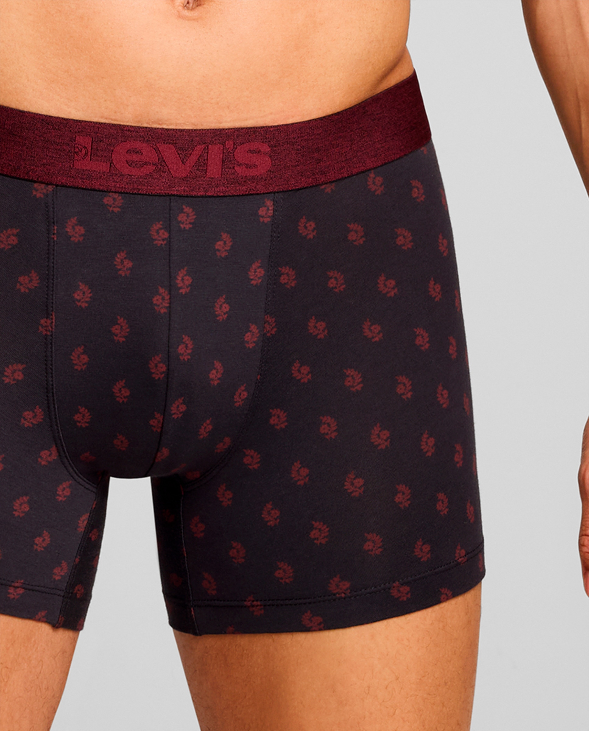 Boxers (Pack de 2) Vermelho/Grená-6