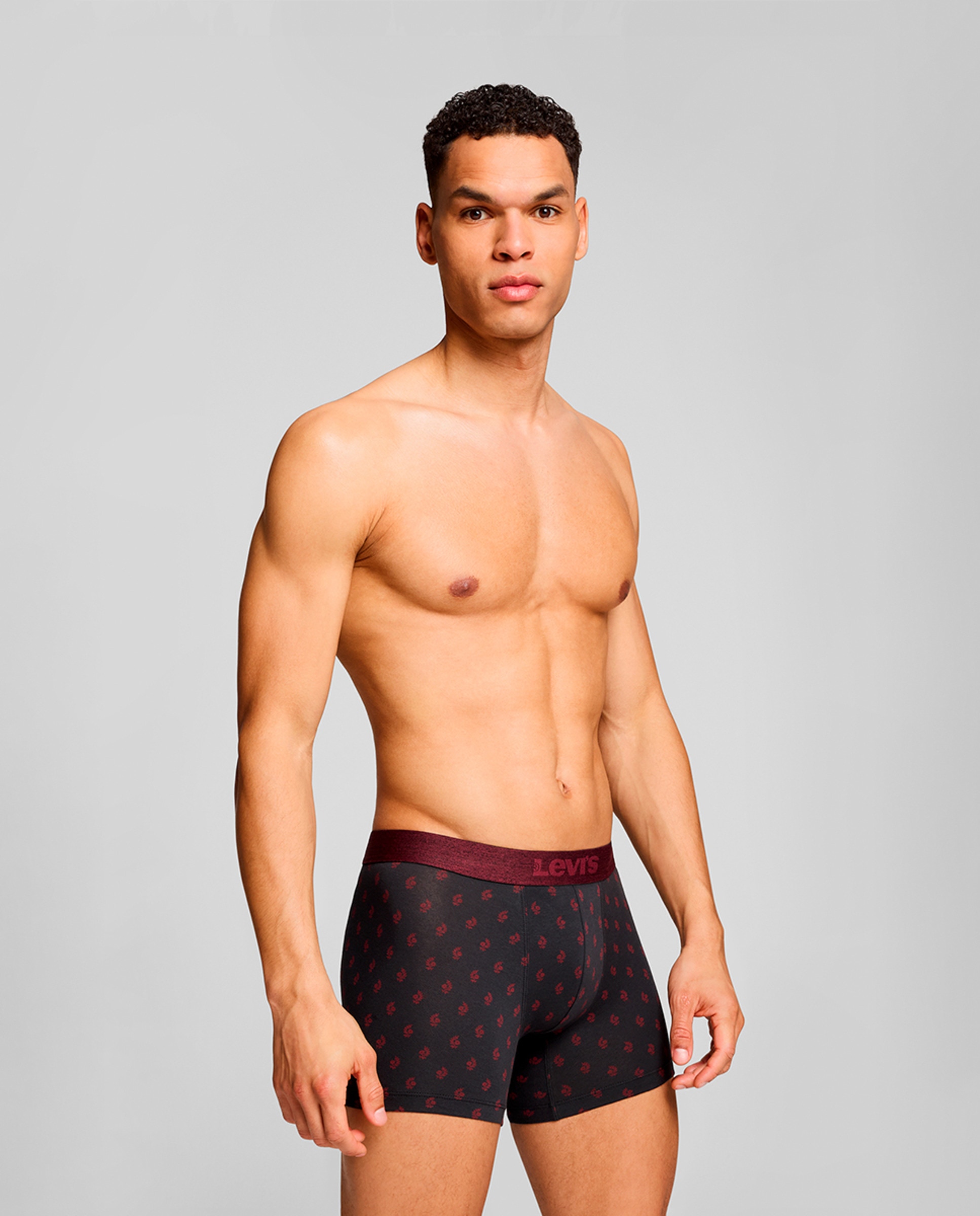 Boxers (Pack de 2) Vermelho/Grená-5