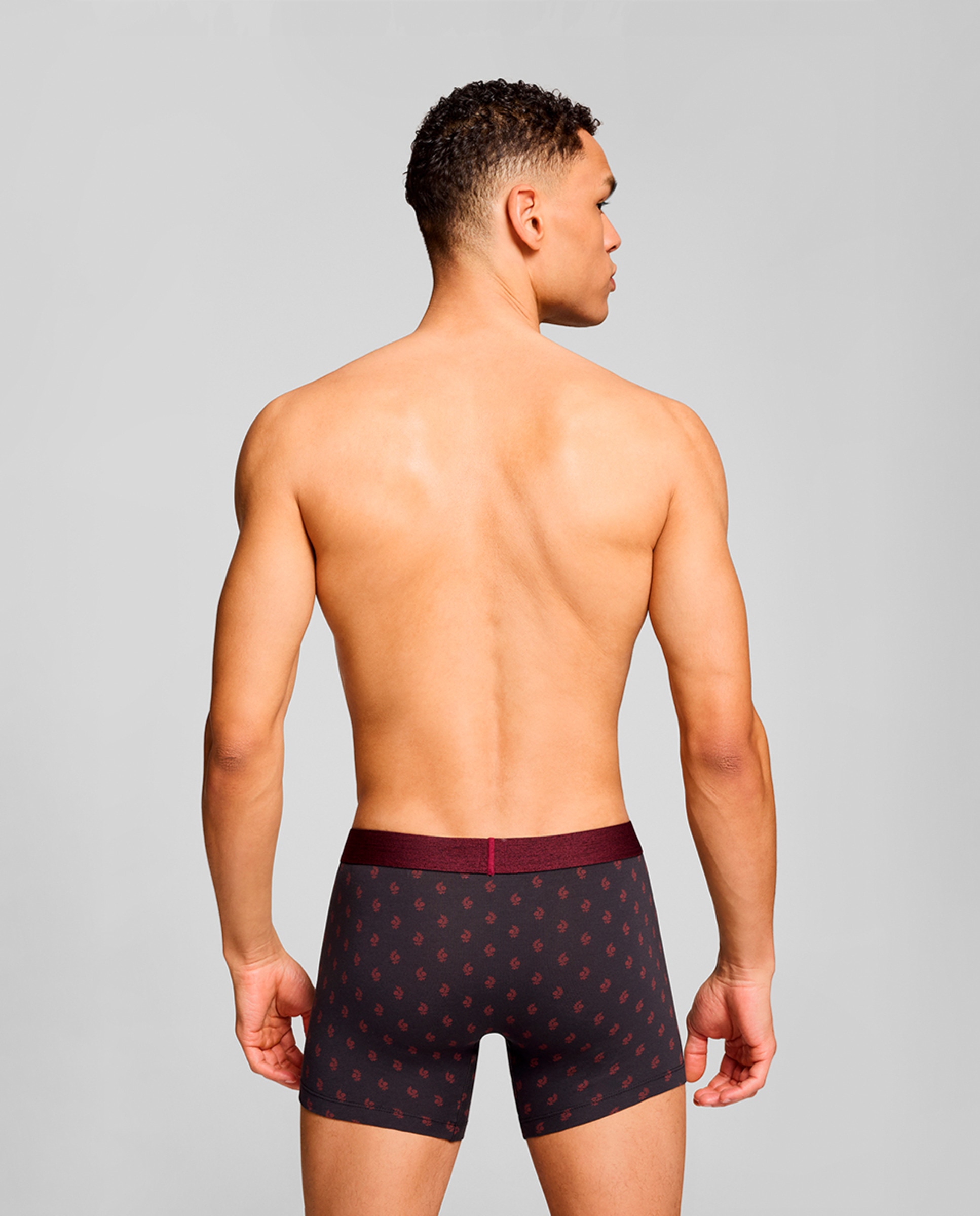 Boxers (Pack de 2) Vermelho/Grená-4