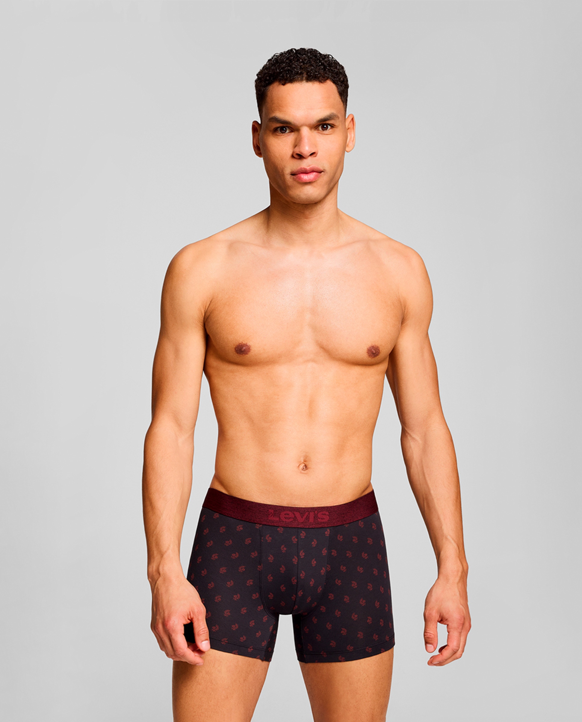 Boxers (Pack de 2) Vermelho/Grená-2