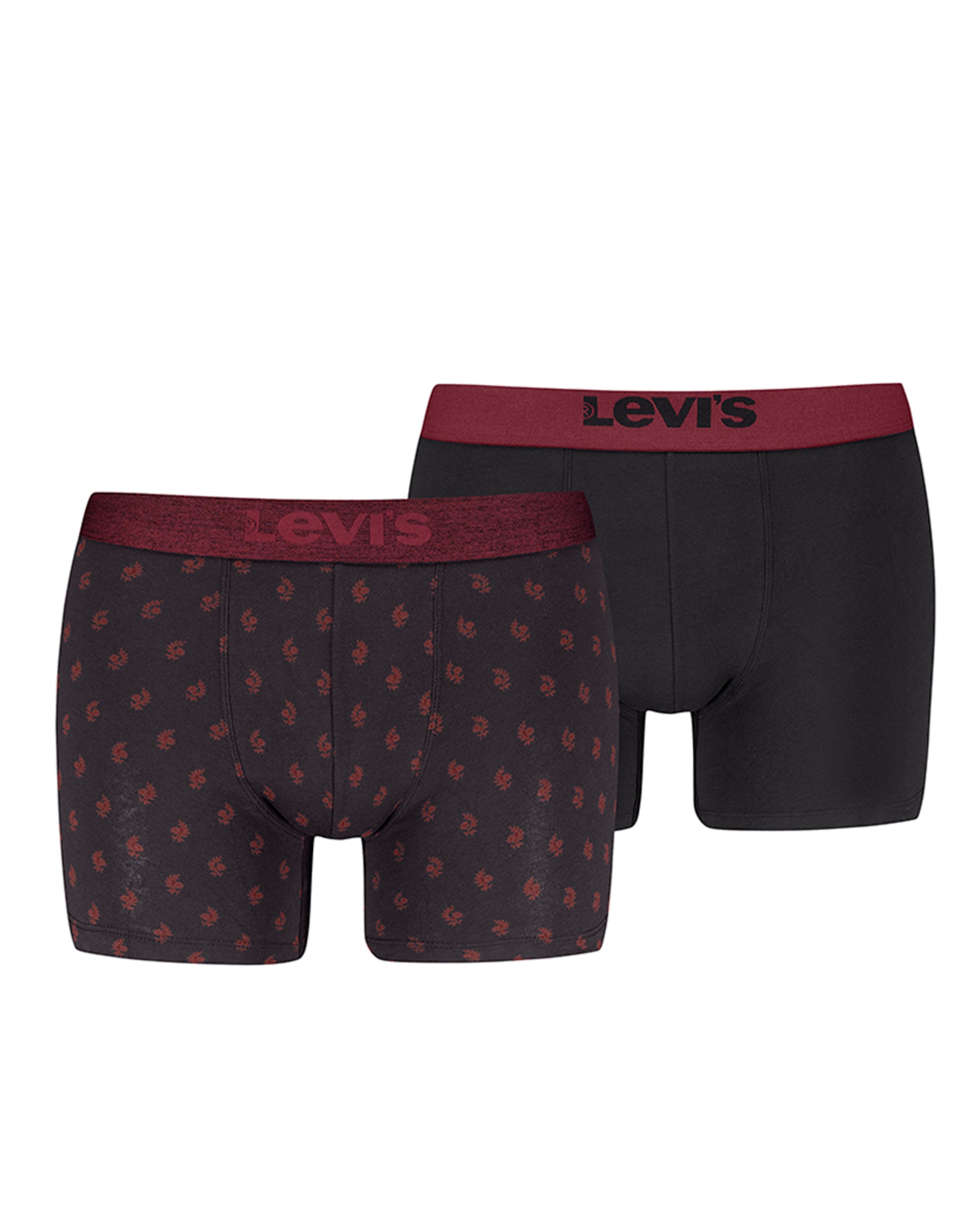 Boxers (Pack de 2) Vermelho/Grená-9