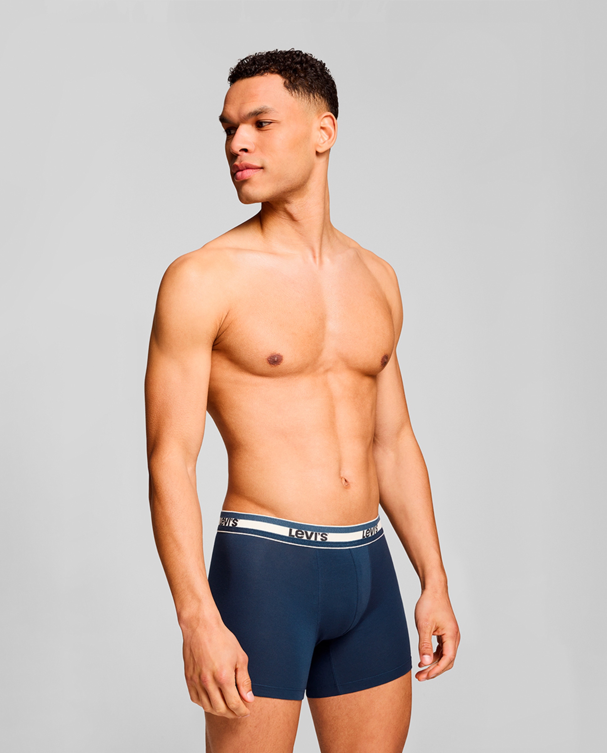 Boxers (Caixa de Oferta - Pack de 3) Azul-marinho-6