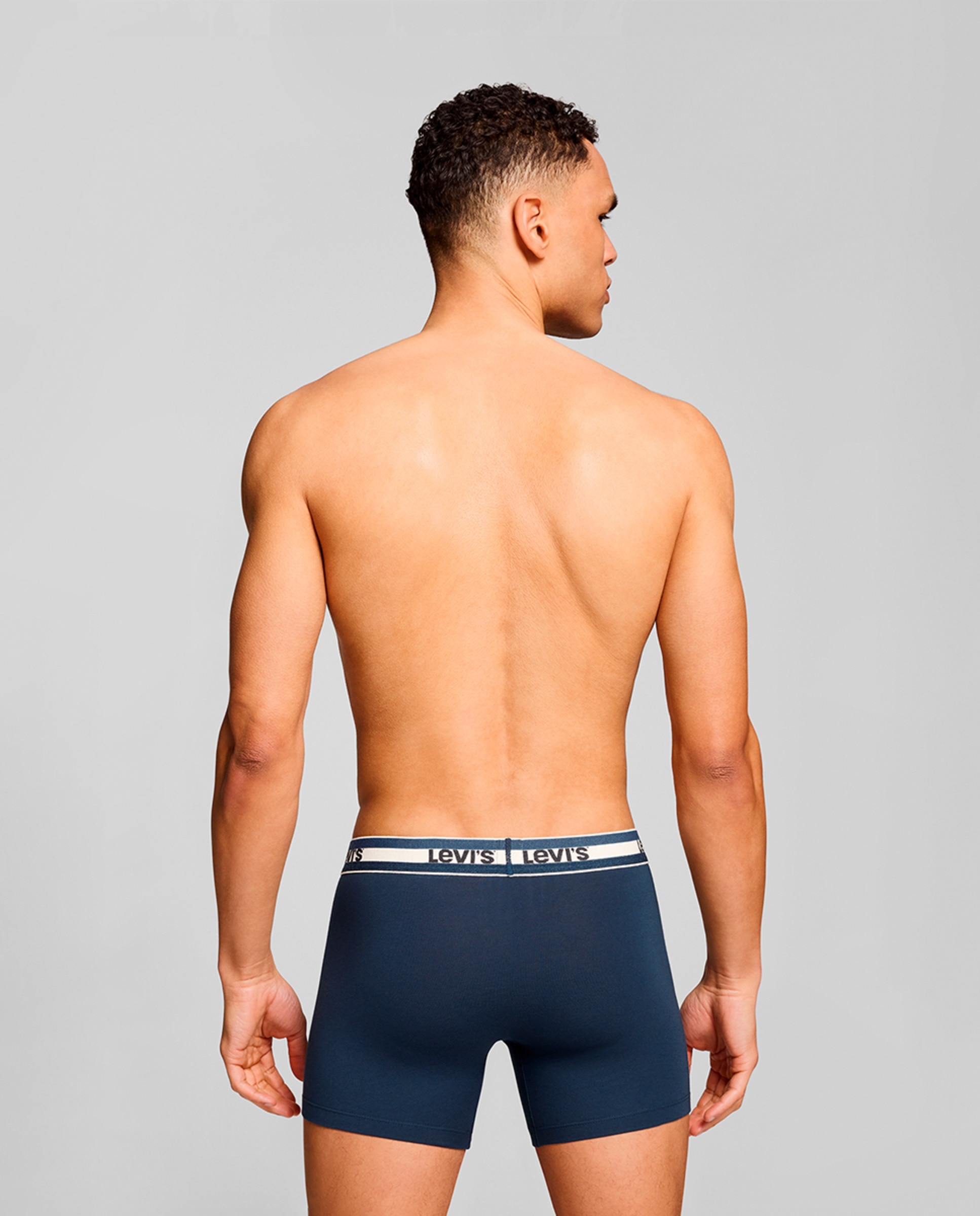 Boxers (Caixa de Oferta - Pack de 3) Azul-marinho-5