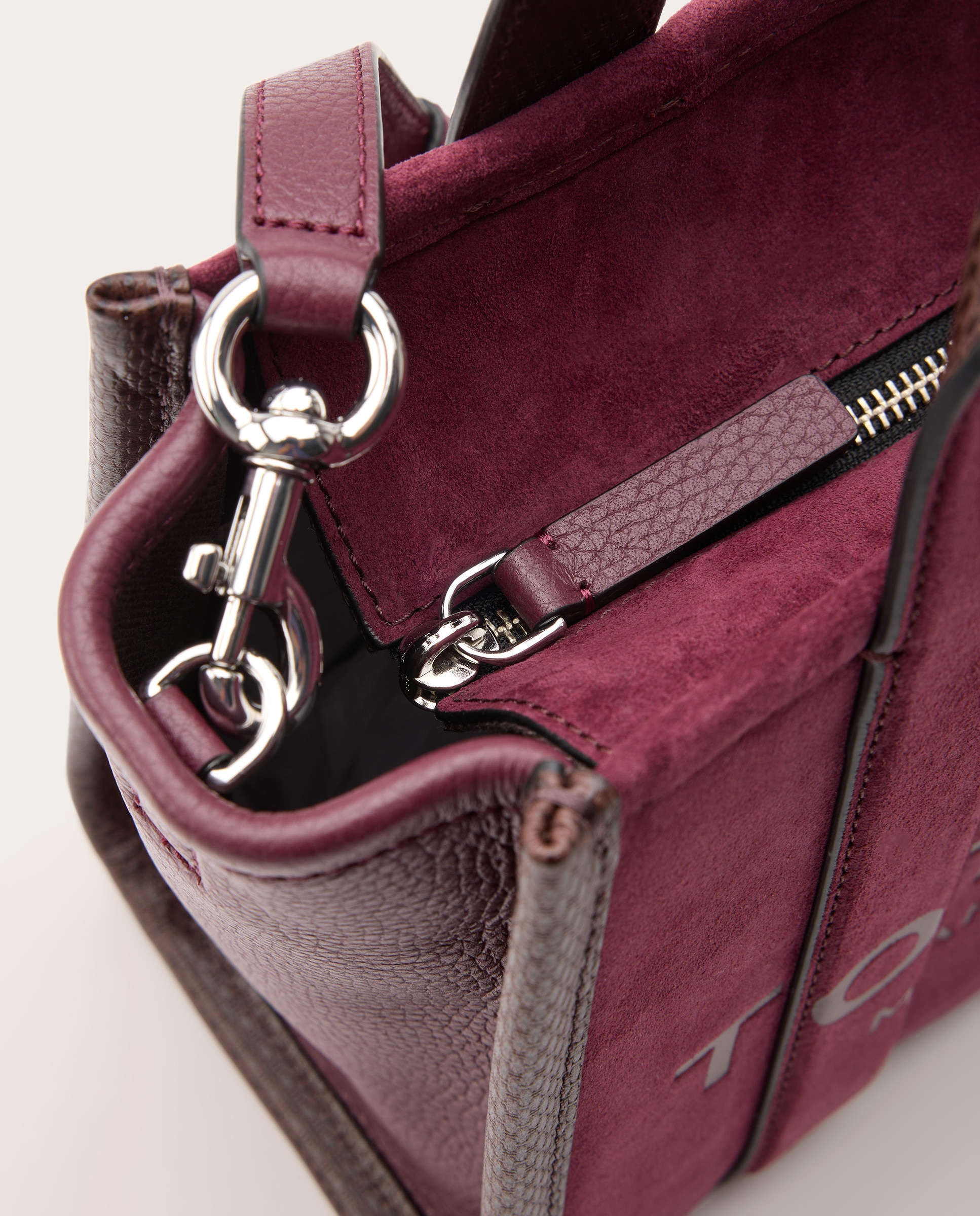 Mala a Tiracolo Snapshot de Camurça Castanho-4