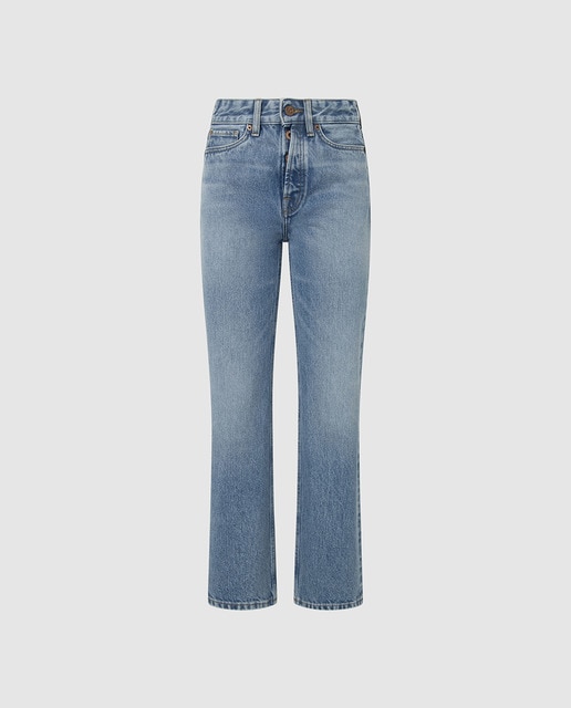 Imagen 0 de Jeans de mujer cintura alta rectos