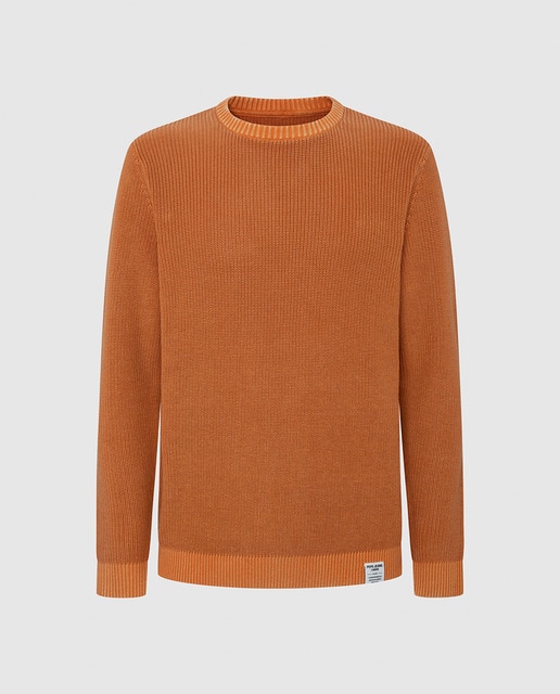 Imagen 0 de Cárdigan de hombre con un sutil lavado y etiqueta Pepe Jeans