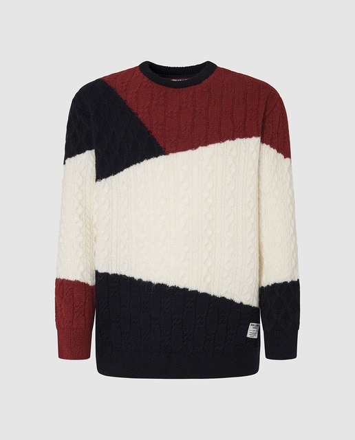 Imagen 0 de Jersey de hombre punto grueso y de cuello redondo