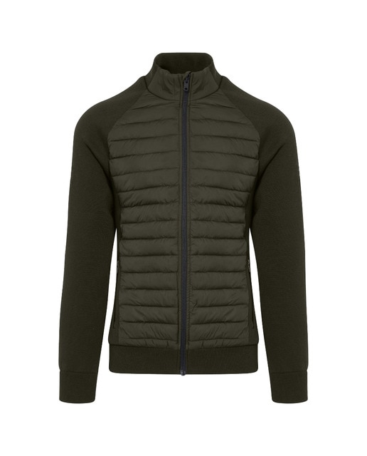 Imagen 0 de Chaqueta con panel frontal acolchado, cierre frontal con cremallera y cuello alto.