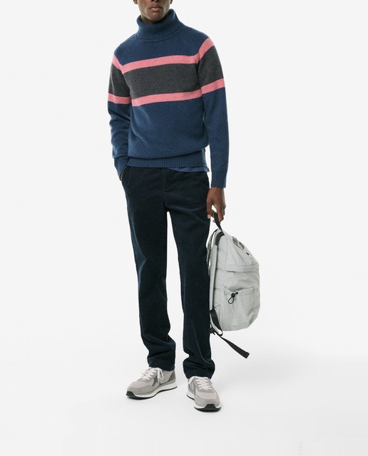 Imagen 0 de Jersey de hombre con fit regular y cuello alto