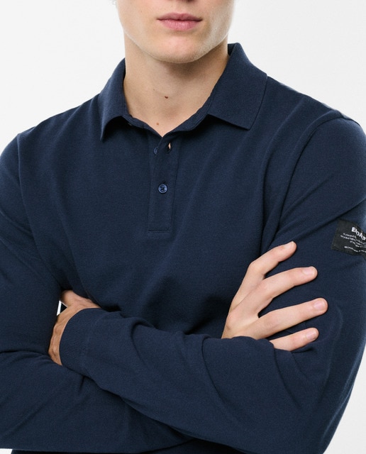 Imagen 0 de Polo con fit regular y cuello abotonado