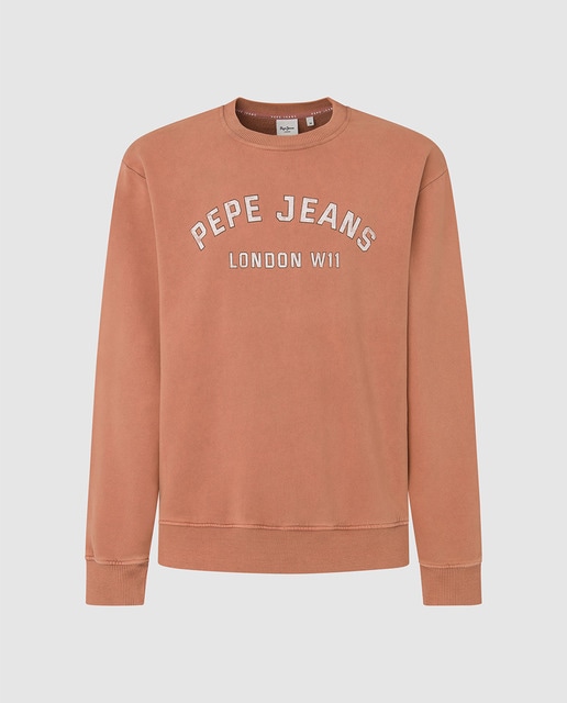 Imagen 0 de Sudadera de hombre de cuello redondo con estampado frontal