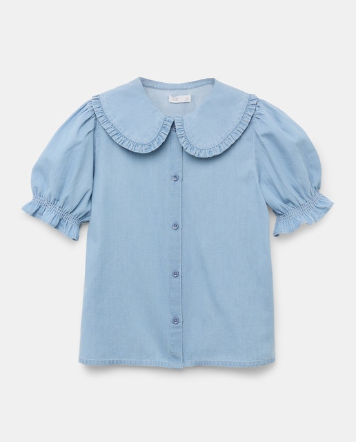Imagen 0 de Blusa niña denim