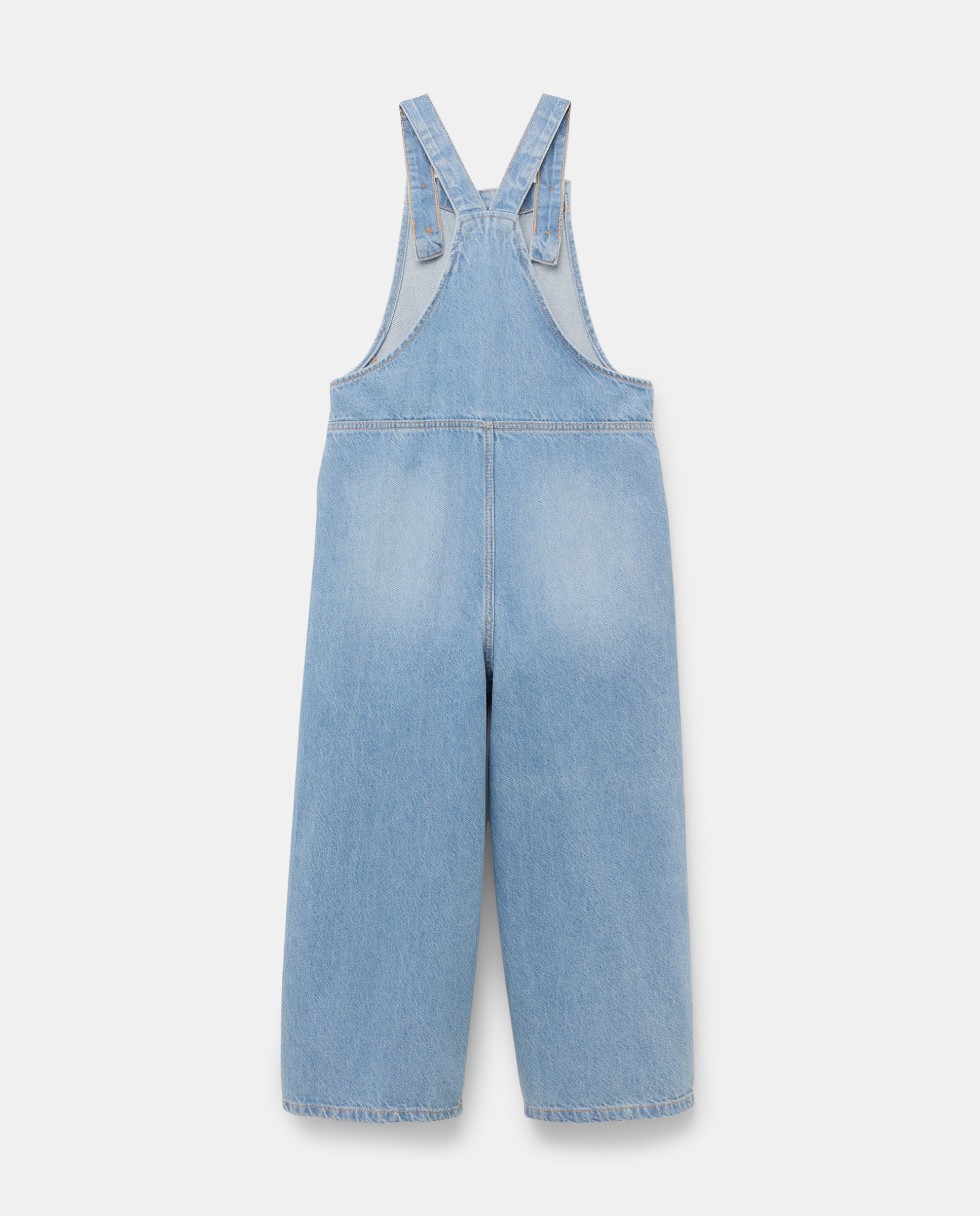 Peto niña largo denim Gris oscuro-2