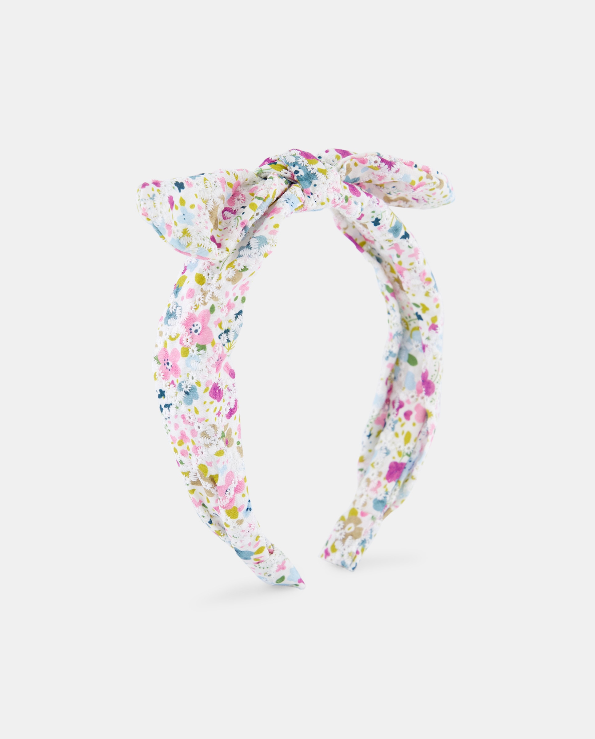 Bandolete com Laço e Flores Multicolor-1