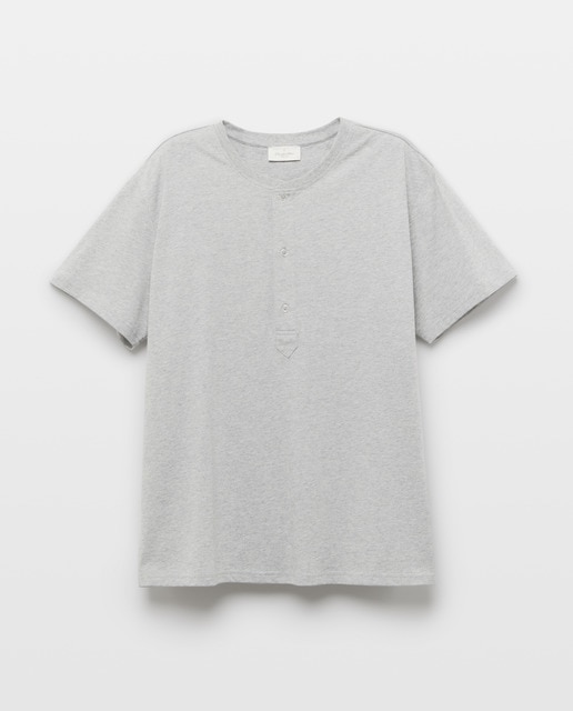 Imagem 0 de T-shirt de Manga Curta com Gola Tipo Padeiro