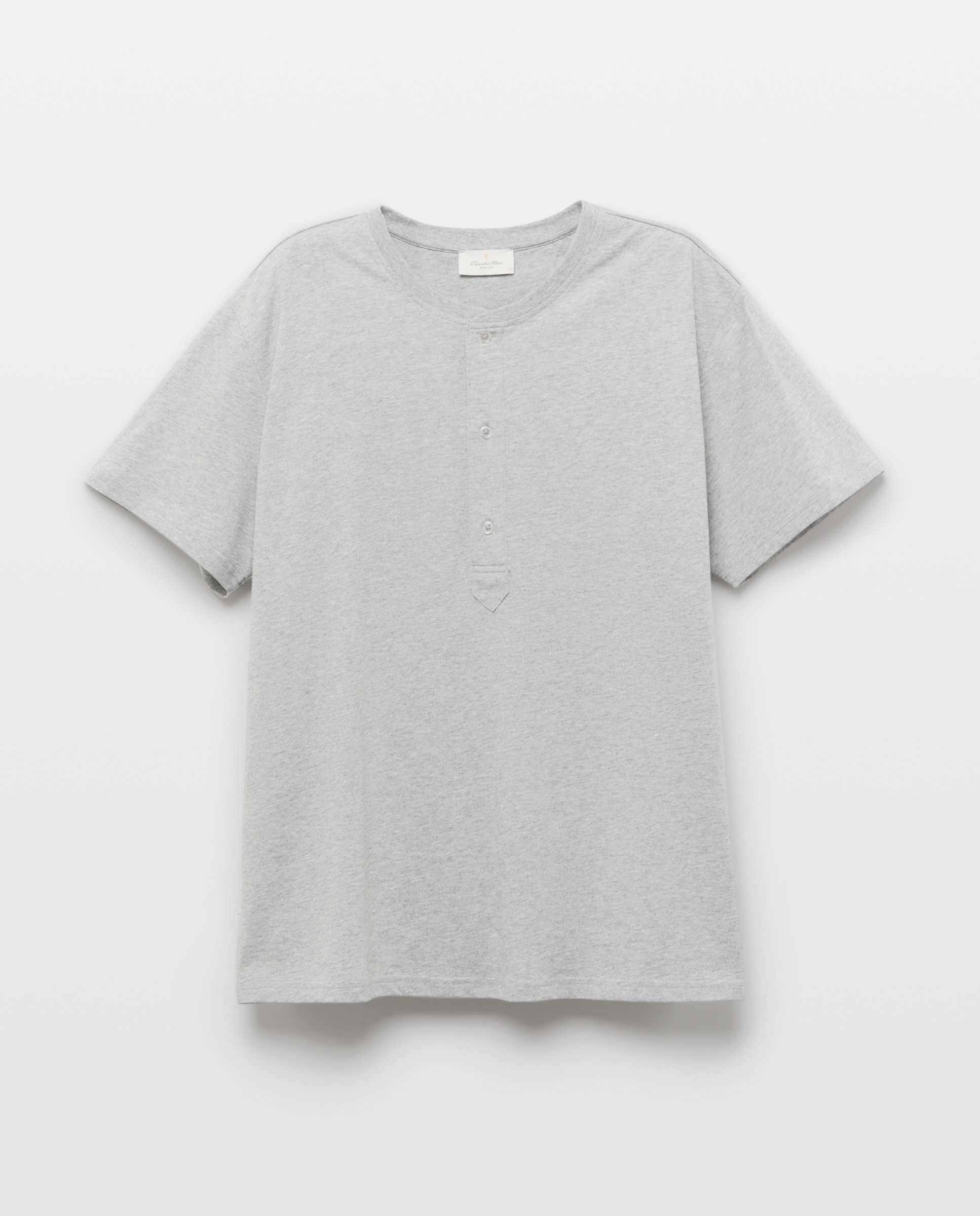 Imagem 0 de T-shirt de Manga Curta com Gola Tipo Padeiro