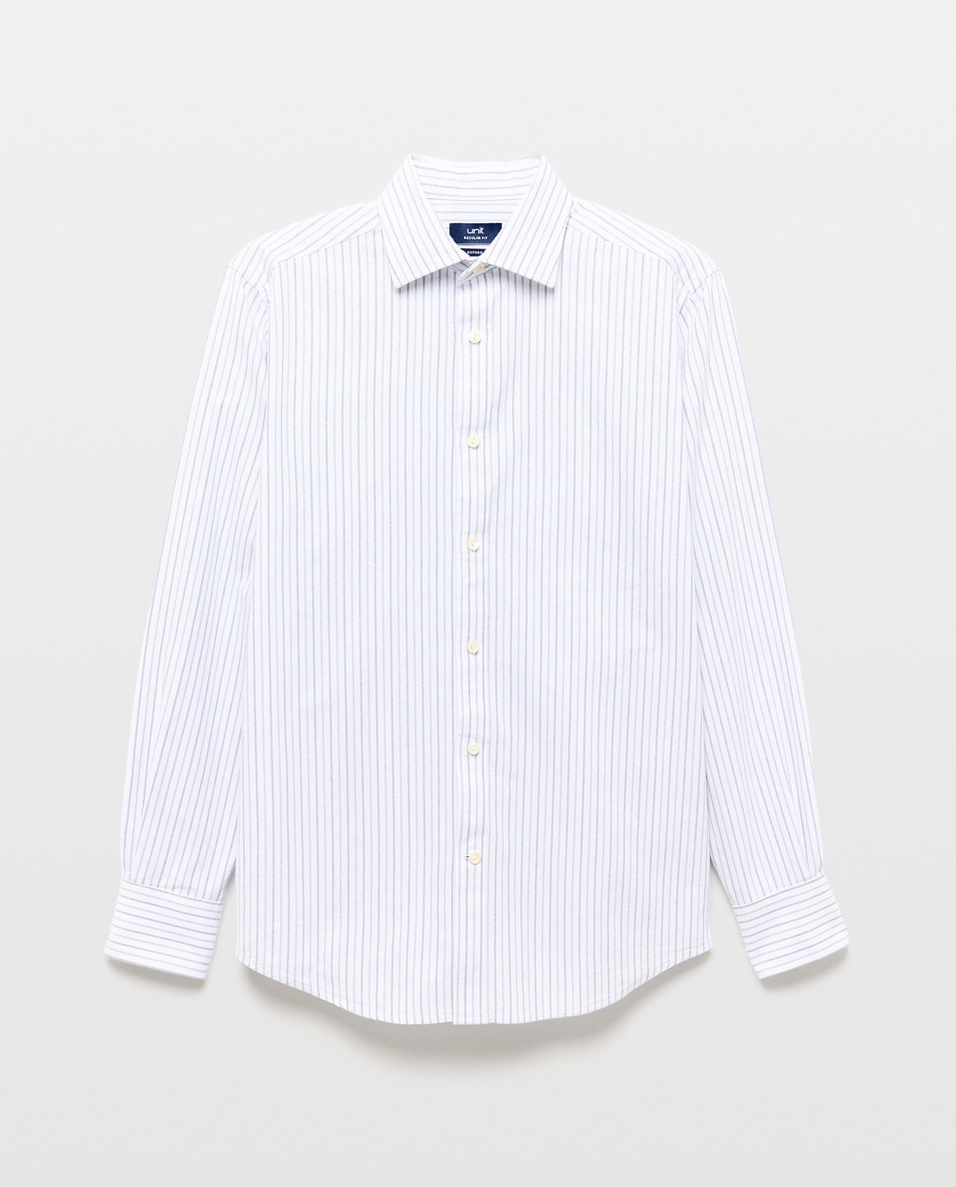 Camisa sport hombre oxford rayas 510 Verde claro-4