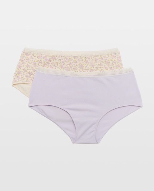Imagem 0 de Pack de 2 Culottes com Detalhe de Elástico