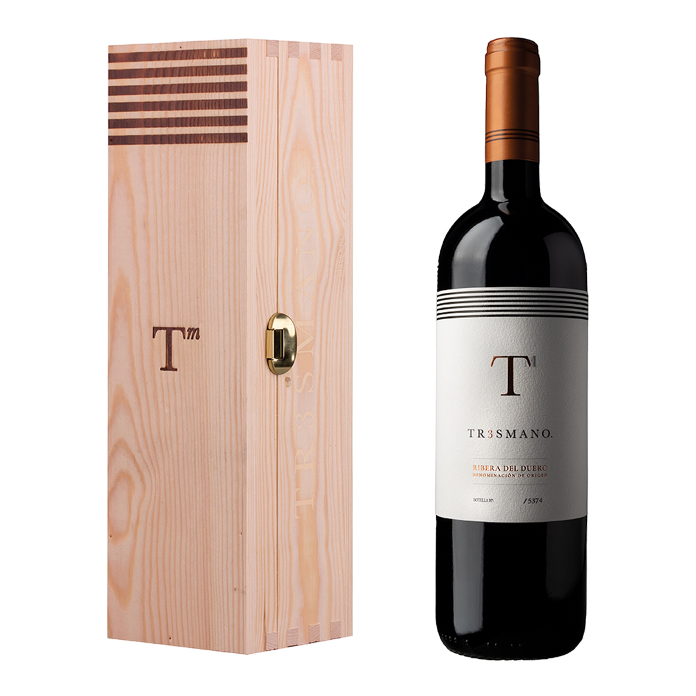 Imagen 0 de Estuche vino tinto Tm Tr3smano tempranillo 2021 Ribera del Duero