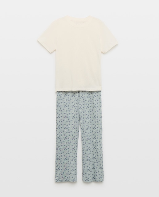 Imagen 0 de Pijama mujer algodón estampado