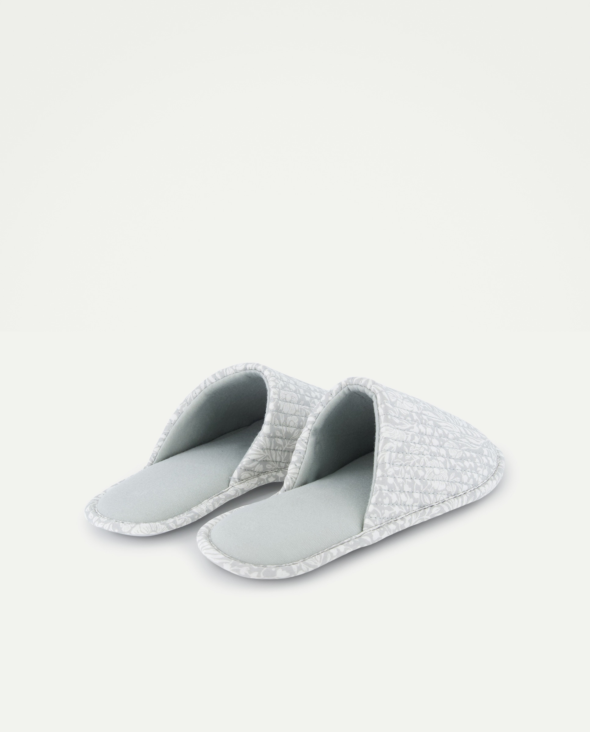 Zapatilla de mujer destalonada estampada Verde-3