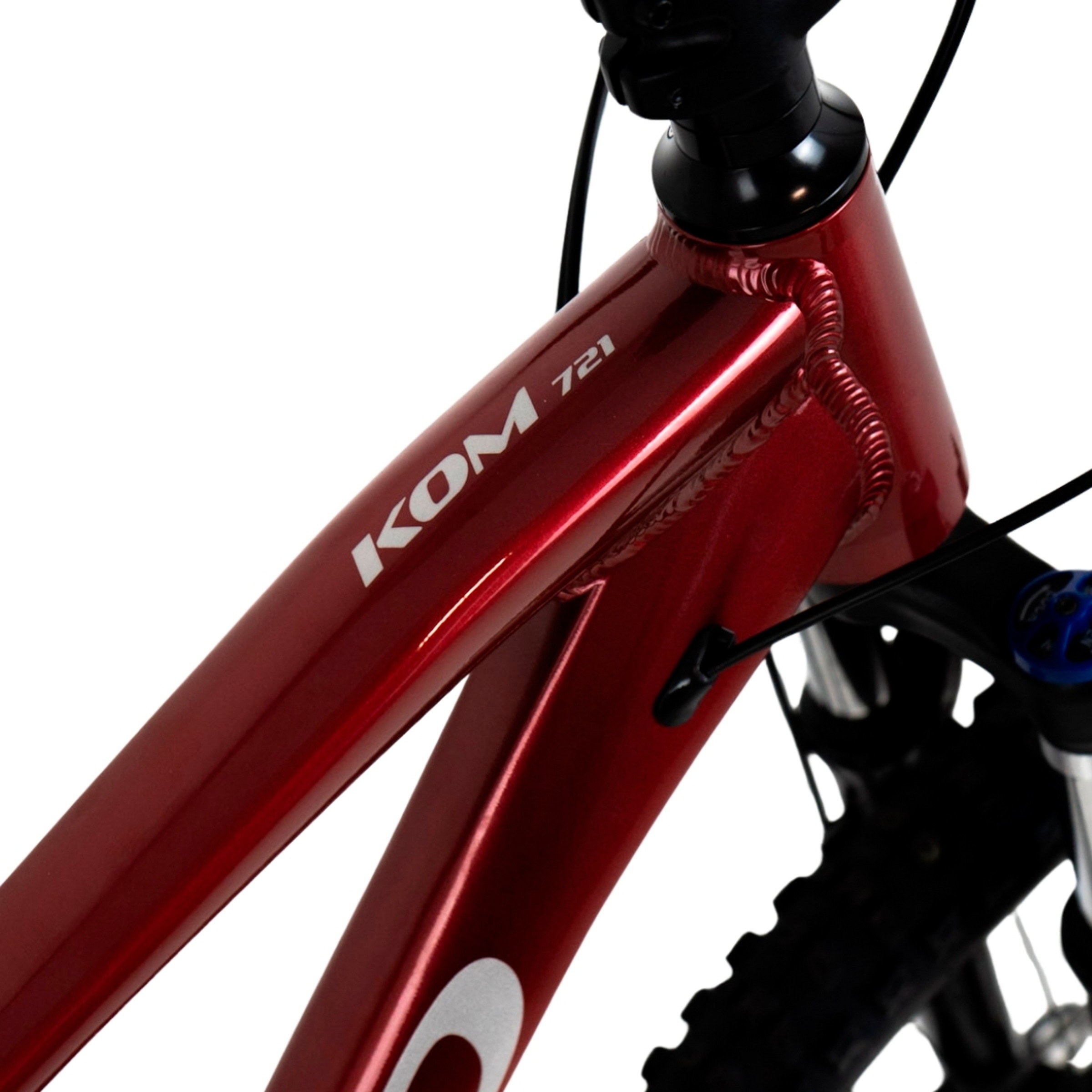 Bicicleta de Montanha Unissexo Bkom 721 Vermelho-6