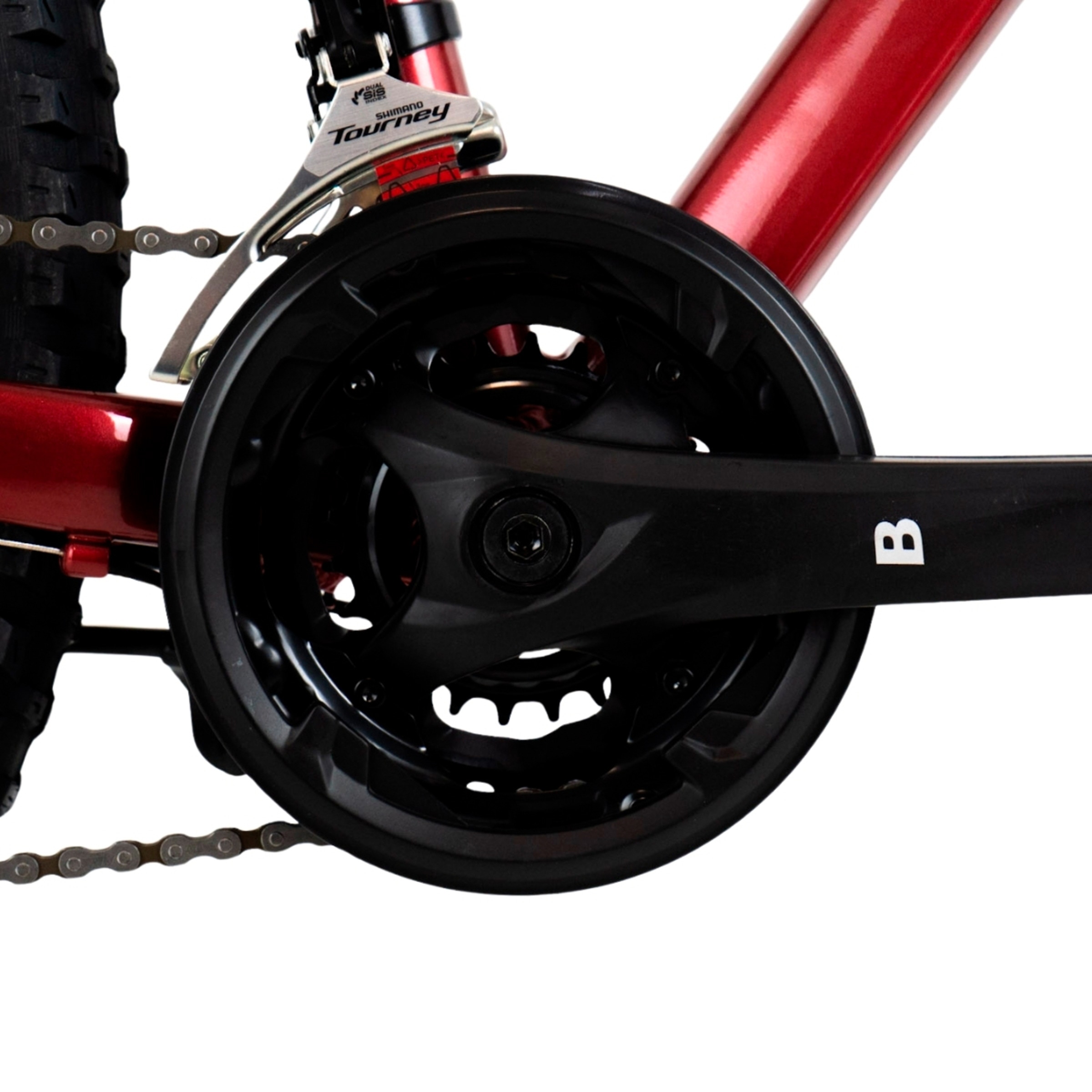 Bicicleta de Montanha Unissexo Bkom 721 Vermelho-3