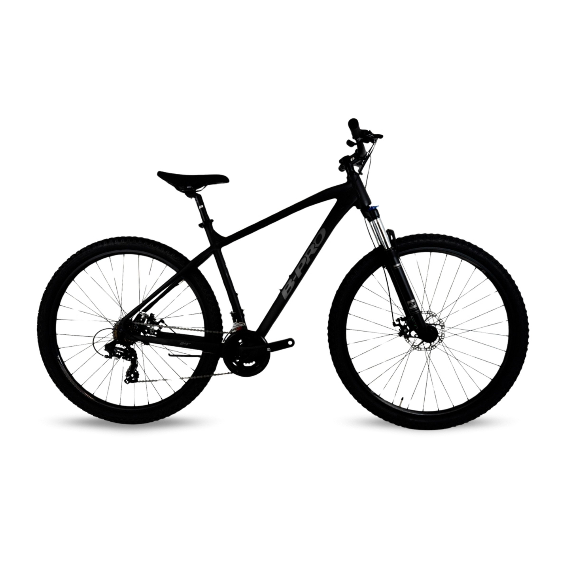 Bicicleta de Montanha Unissexo Bkom 921 Preto mate-1