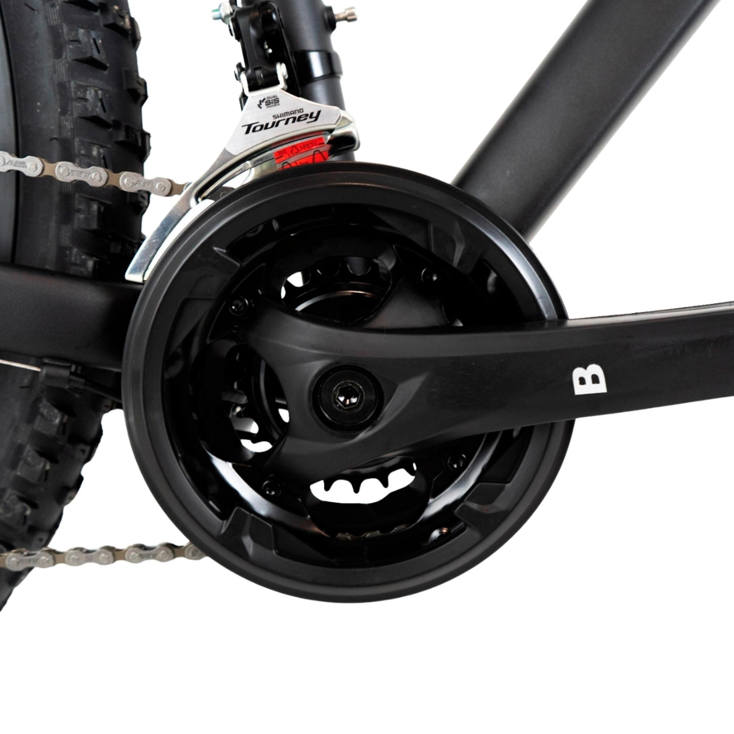 Bicicleta de Montanha Unissexo Bkom 921 Preto mate-3