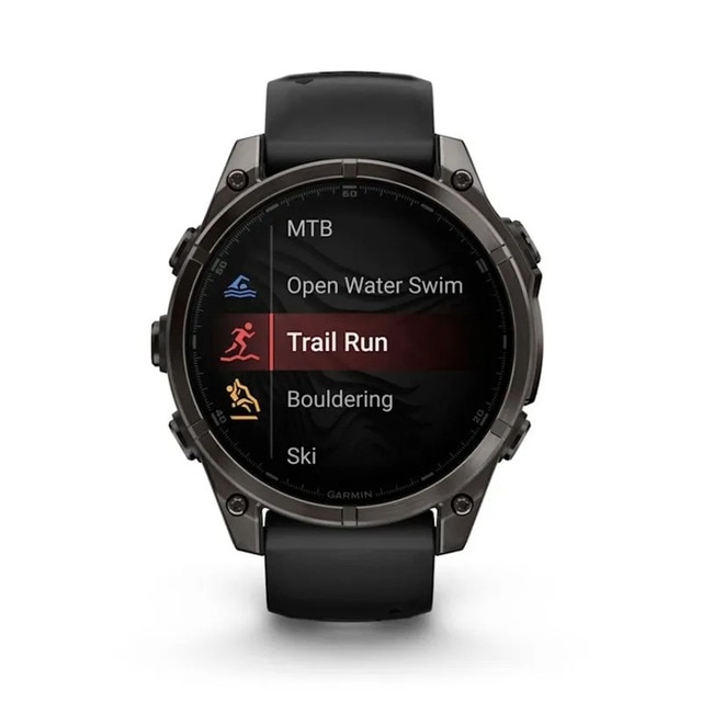 Relógio Smartwatch Fenix 8 Zafiro Amoled, DLC - 47 mm Cinzento carvão-3