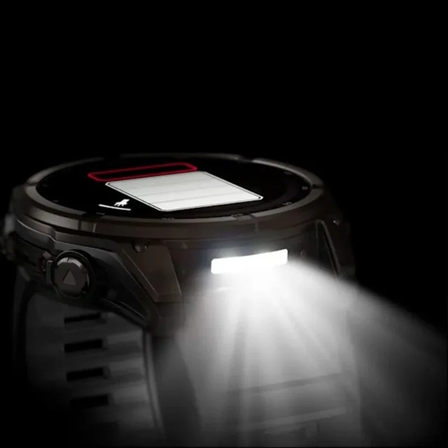 Relógio Smartwatch Fenix 8 Zafiro Solar, Titânio DLC - 51 mm Cinzento carvão-7