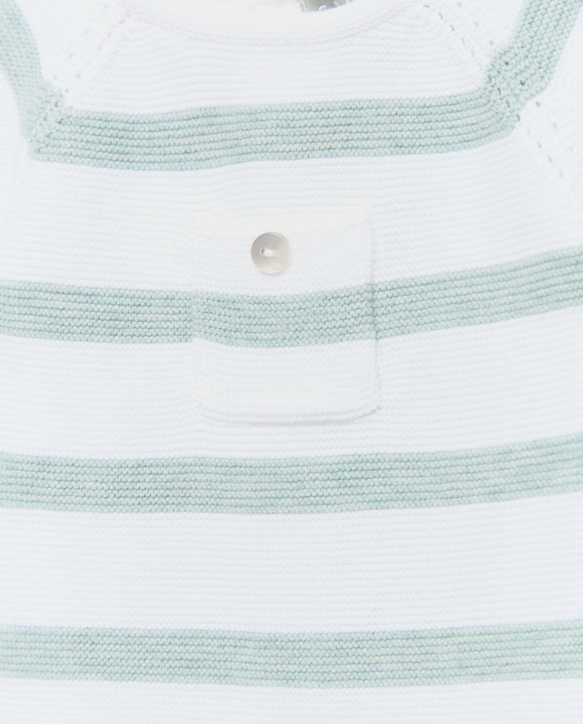 Babygrow de Tricot Curto de Bebé com Manga Curta e Bolso Coconut El Corte Inglés Verde-3