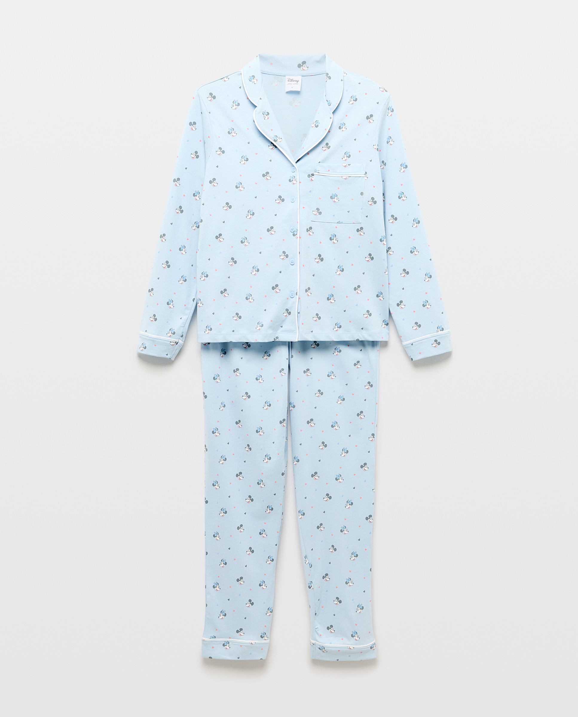 Pijama Completo Mickey Branco-marfim-4