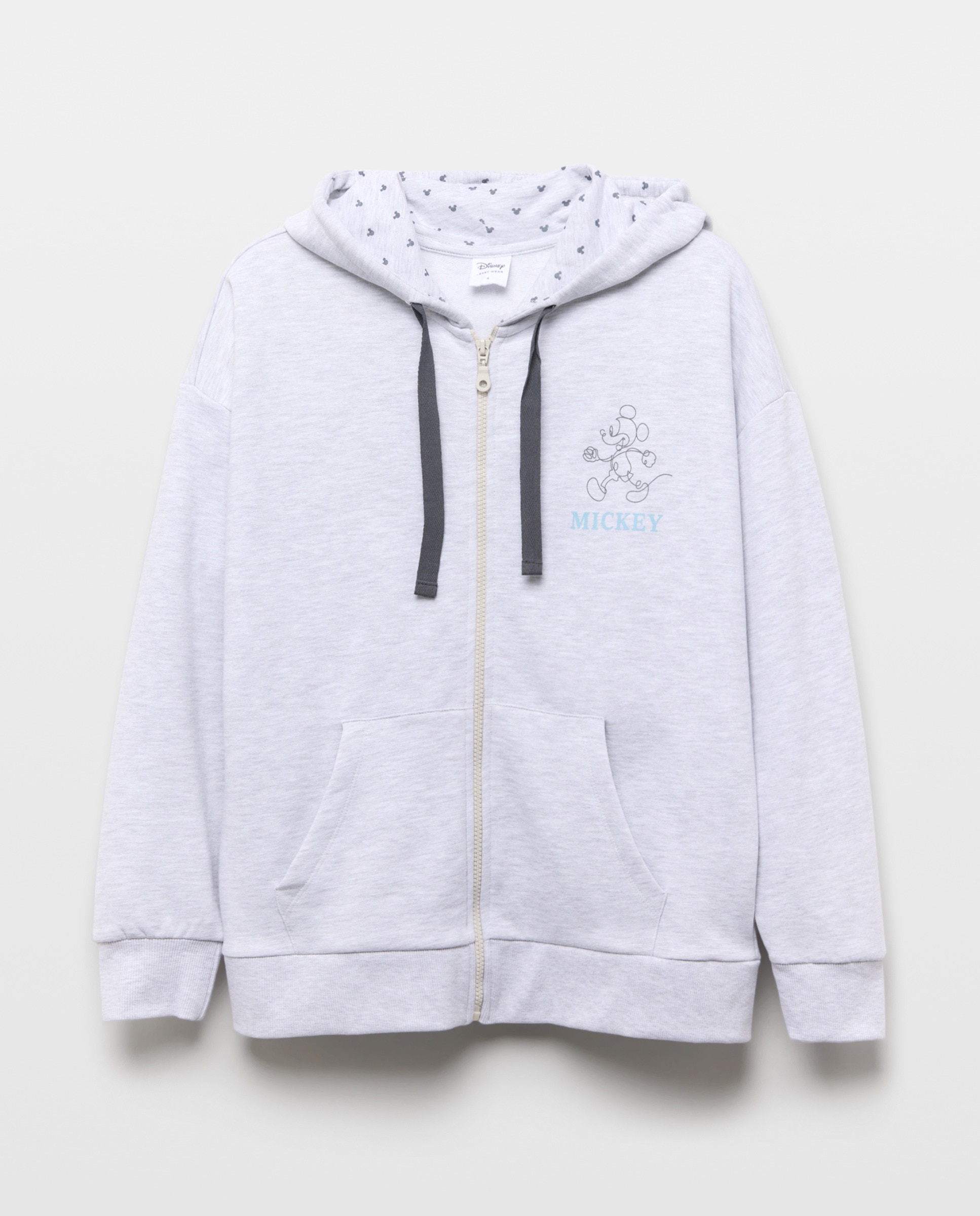 Sweatshirt Mickey Cinzento-claro-4