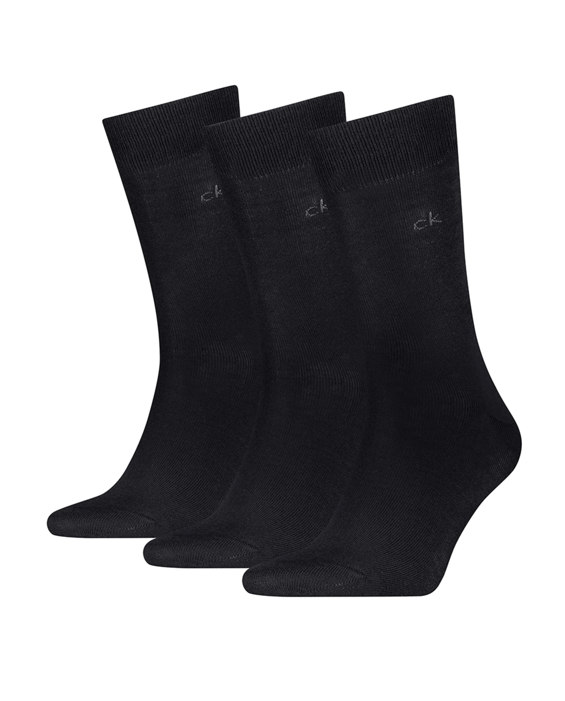 Calcetines clásicos de hombre de Calvin Klein (pack de 3) - Negro Negro-6