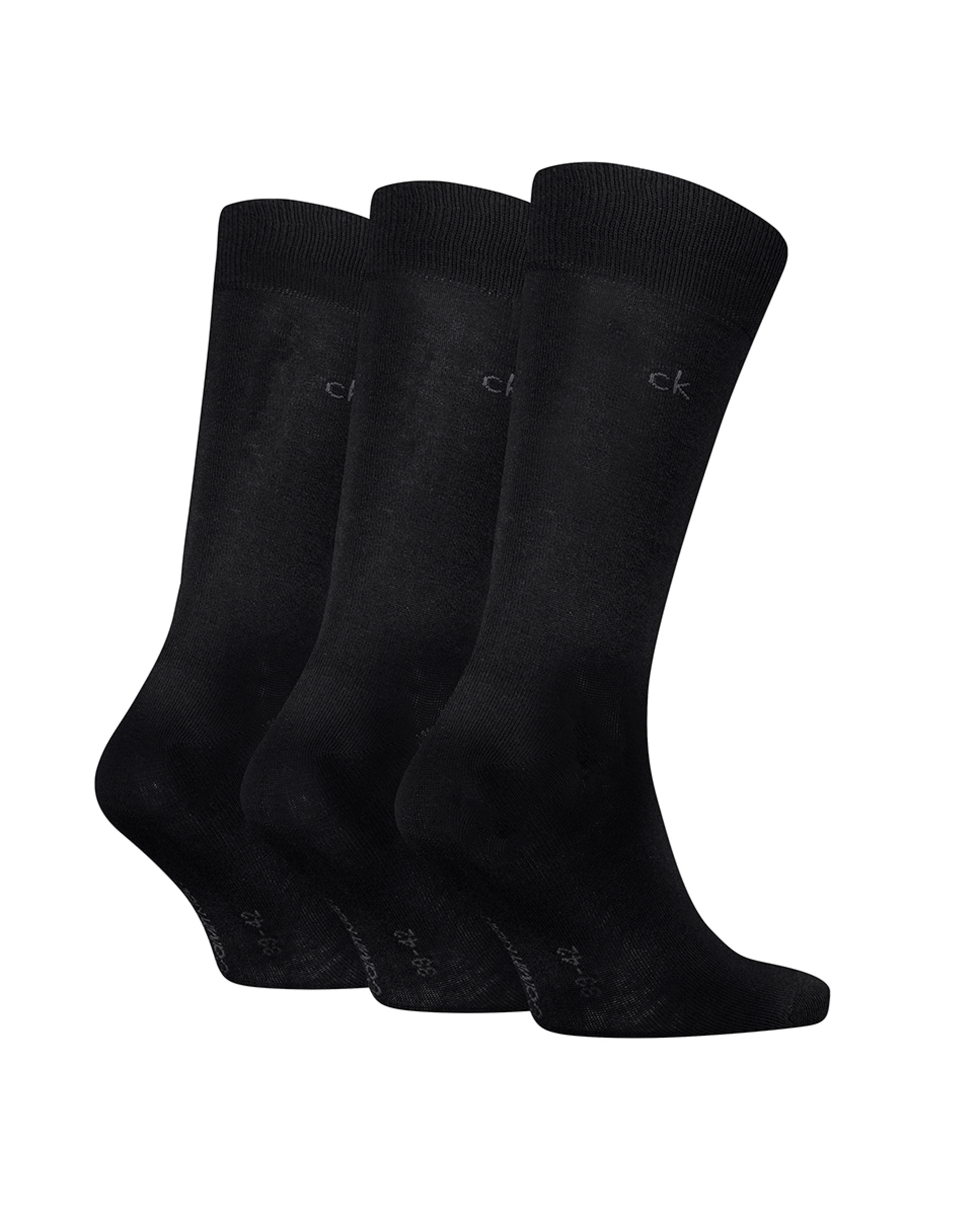 Calcetines clásicos de hombre de Calvin Klein (pack de 3) - Negro Negro-5