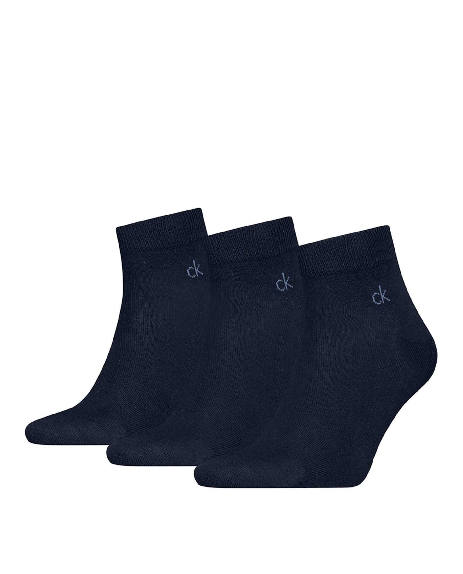 Calcetines de caña corta de hombre de Calvin Klein (pack de 3) - Azul marino Azul marino-4