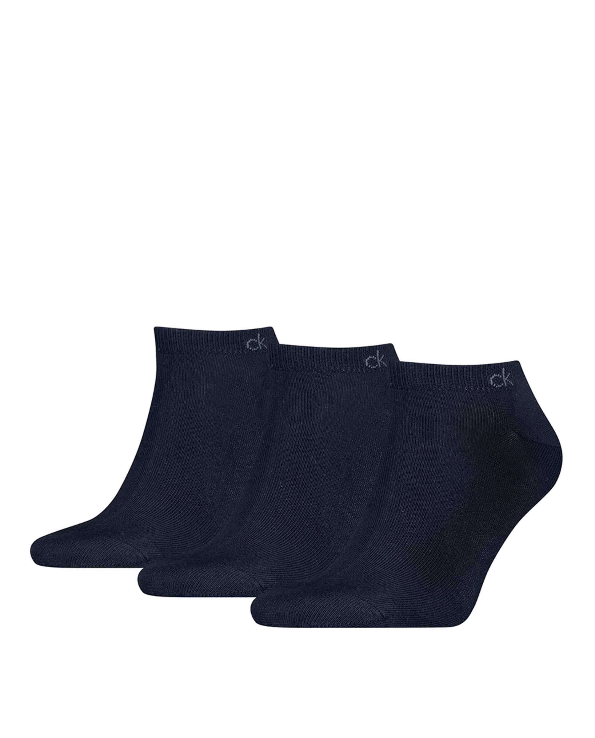 Calcetines tobilleros de hombre de Calvin Klein (pack de 3) - Azul marino Azul marino-4