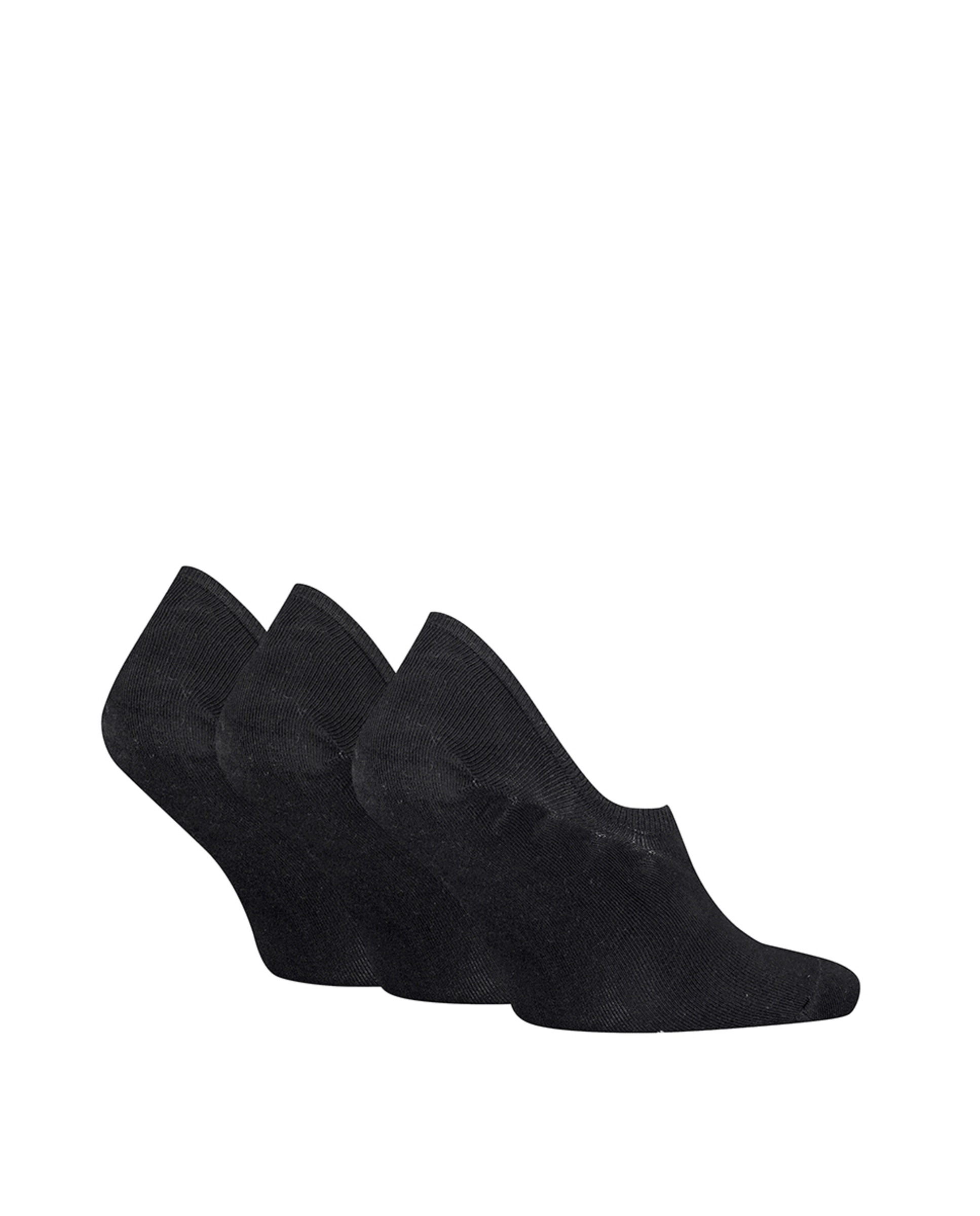Calcetines invisibles de hombre de Calvin Klein (pack de 3) - Negro Negro-3