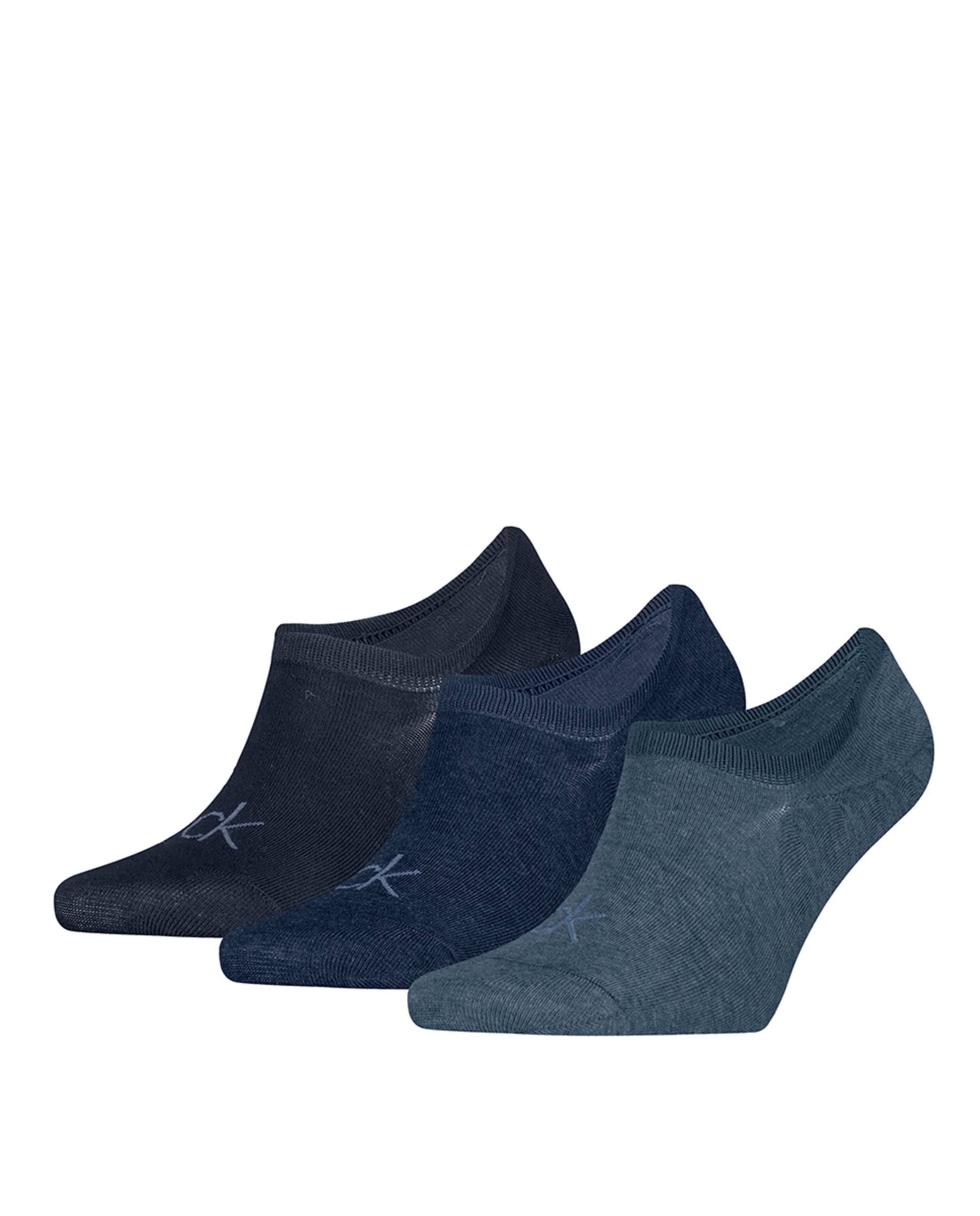 Meias Invisíveis (Pack de 3 Pares) Azuis-4