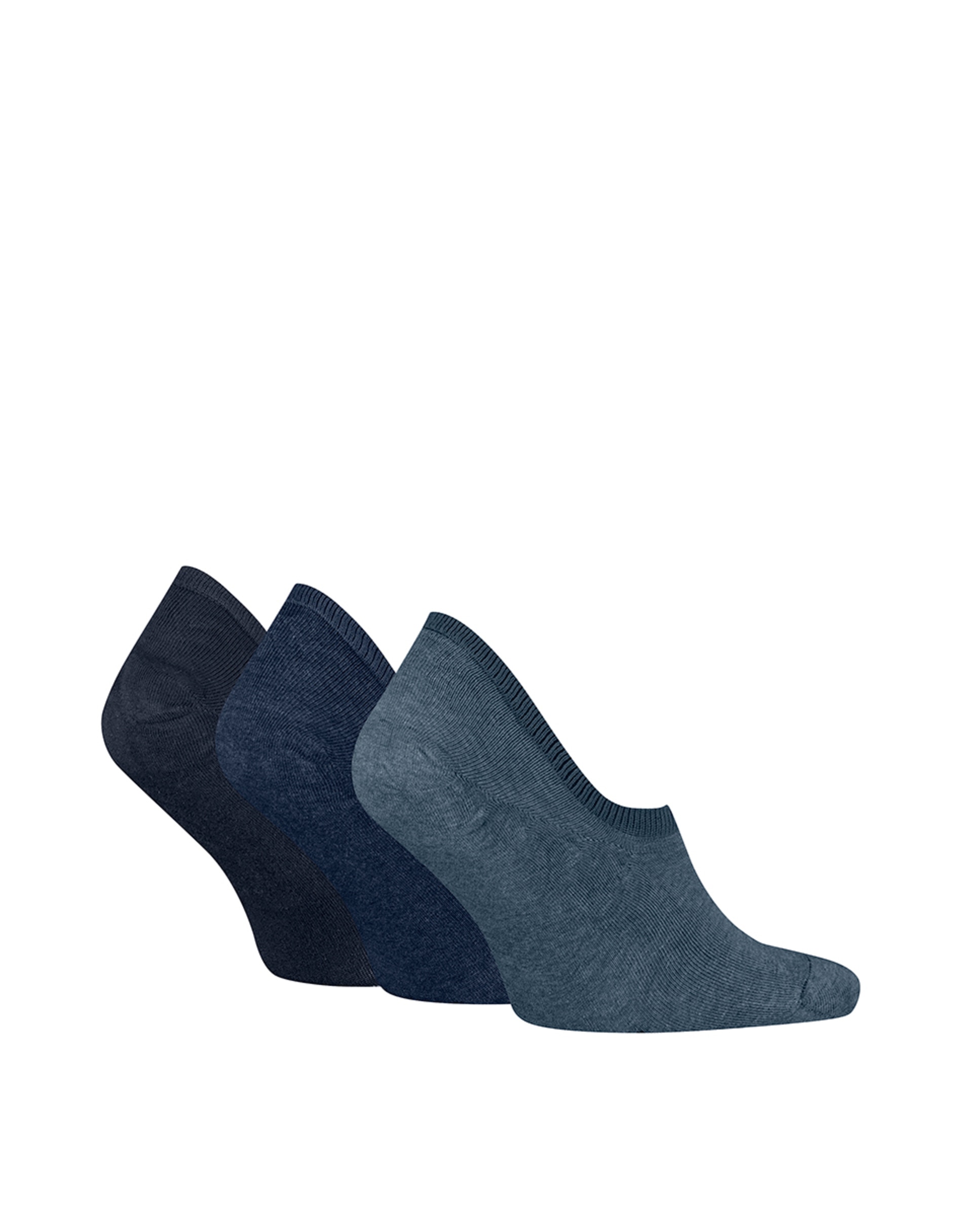 Meias Invisíveis (Pack de 3 Pares) Azuis-3