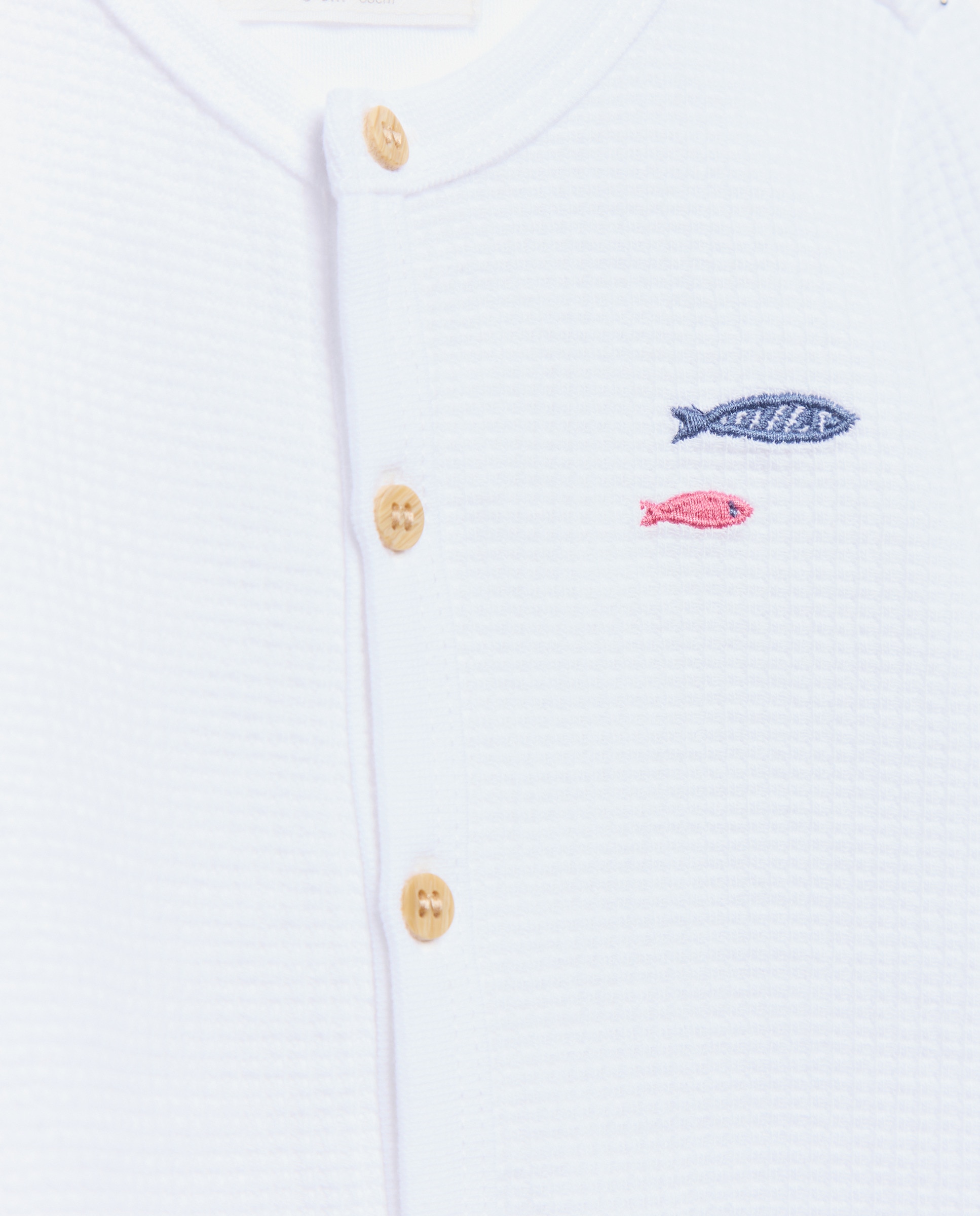 Babygrow Comprido de Bebé com Estrutura Cotton Juice Branco-marfim-3