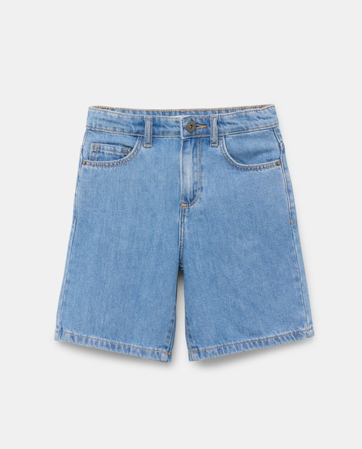 Imagen 0 de Bermuda de niño denim 5 bolsillos