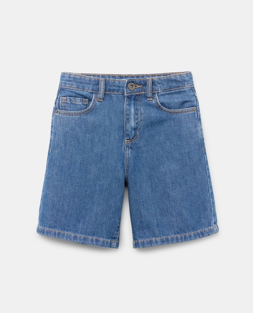 Imagen 0 de Bermuda de niño denim 5 bolsillos