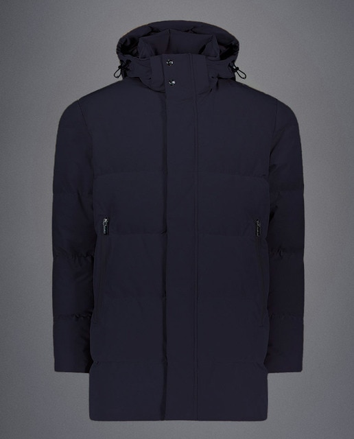 Imagem 0 de Casaco Desportivo Comprido Acolchoado Tamanhos Grandes