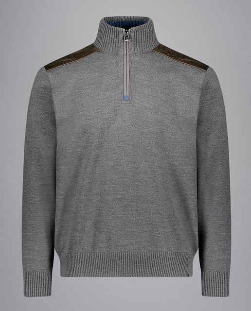 Imagem 0 de Camisola de Malha com Meio Fecho de Correr Tamanhos Grandes